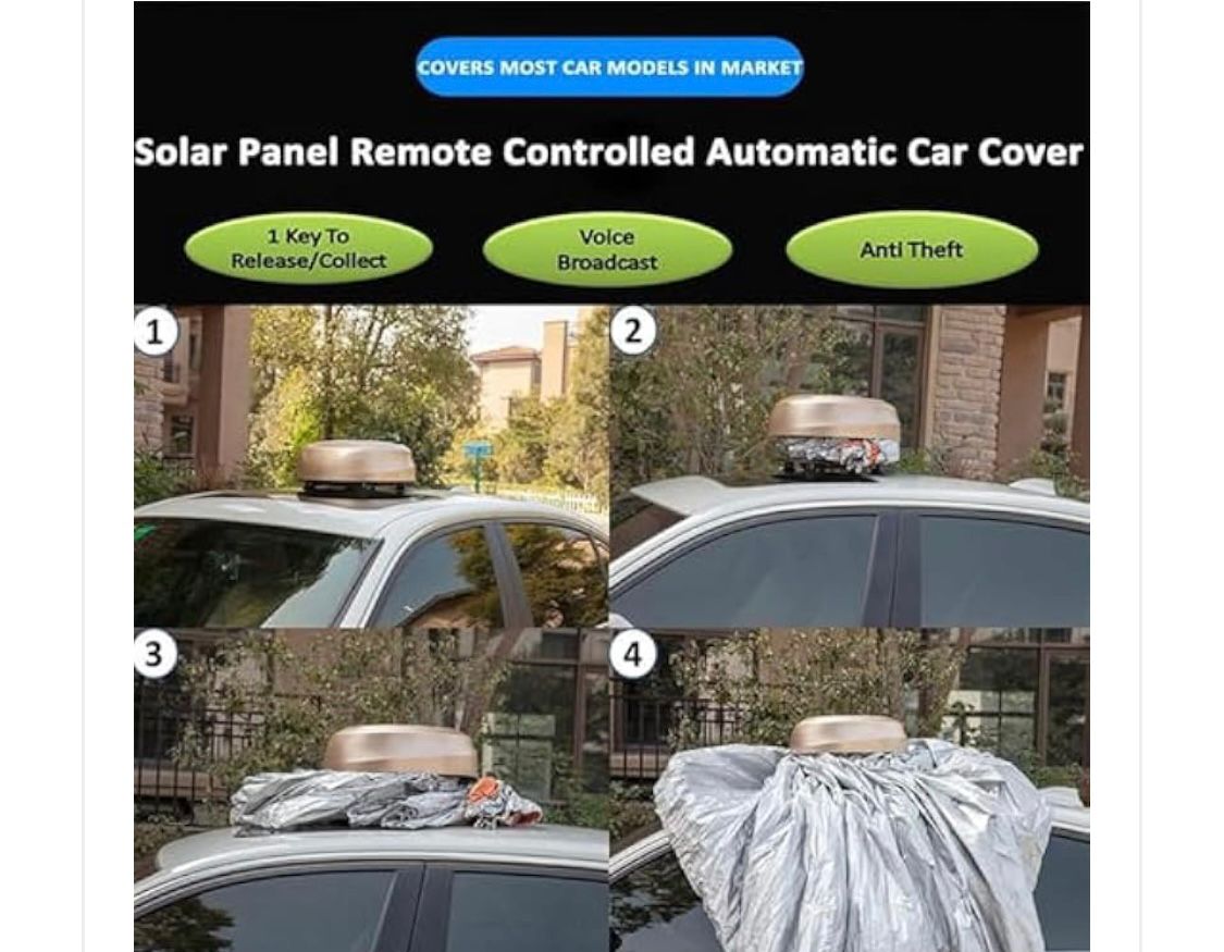 Solar Automatic Car Cover